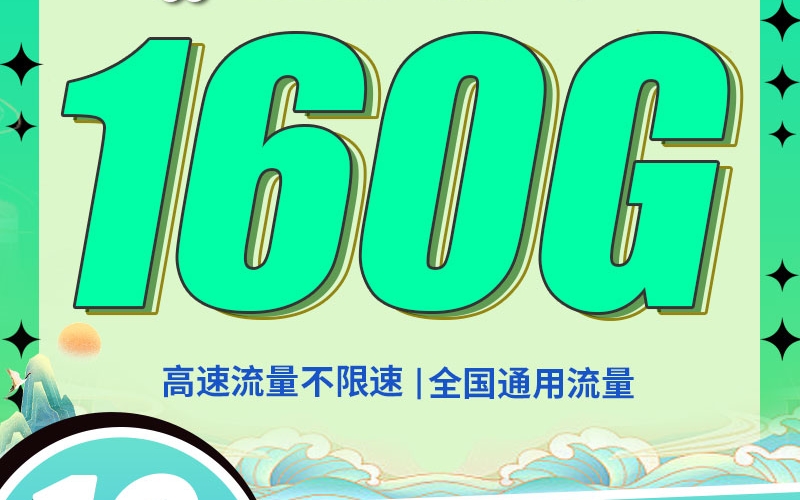 联通葫芦卡19元160G+100分钟