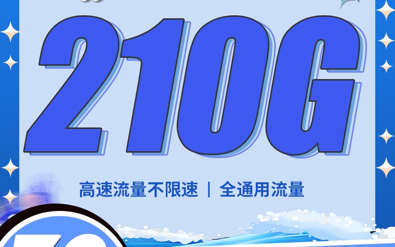 联通灵动卡39元210G+100分钟